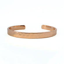 Load image into Gallery viewer, Heavy Solid Copper Bracelet With Hammered Finish