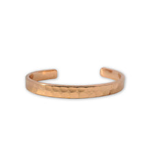 Load image into Gallery viewer, Heavy Solid Copper Bracelet With Hammered Finish