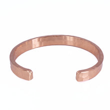 Load image into Gallery viewer, Heavy Solid Copper Bracelet With Hammered Finish