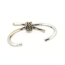 Load image into Gallery viewer, Taxco Sterling Silver Modernist Silver Cuff Bracelet - UrbanroseNYC