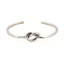 Load image into Gallery viewer, Taxco Sterling Silver Knot Cuff Bracelet - UrbanroseNYC
