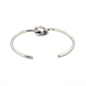 Taxco Sterling Silver Knot Cuff Bracelet - UrbanroseNYC