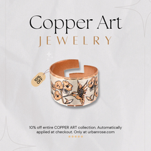 Load image into Gallery viewer, Copper Art Ring - Hummingbird UrbanroseNYC
