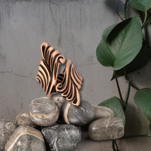 Load image into Gallery viewer, Solid Copper Wrap Ring - Scroll Design UrbanroseNYC