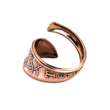 Load image into Gallery viewer, Tennessee Dogwood Solid Copper Ring - UrbanroseNYC