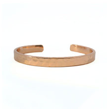 Load image into Gallery viewer, Heavy Solid Copper Bracelet With Hammered Finish