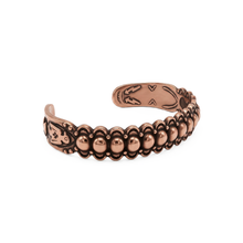 Load image into Gallery viewer, Solid Copper Beaded Cuff - UrbanroseNYC