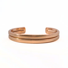 Load image into Gallery viewer, EXTRA LARGE Heavy Double-Row Copper Bracelet - Thick, Extra Heavy Copper