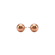 Load image into Gallery viewer, Copper Ball Stud Earrings - UrbanroseNYC