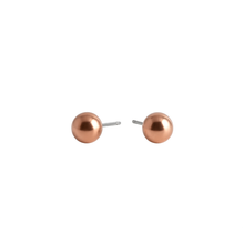 Load image into Gallery viewer, Copper Ball Stud Earrings - UrbanroseNYC