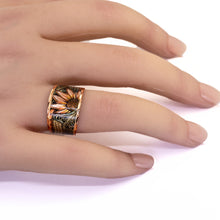 Load image into Gallery viewer, Western Sunflowers Art Ring