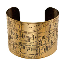 Load image into Gallery viewer, NYC Etched Cuff - Bronze - UrbanroseNYC
