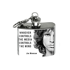 Altered Art Flask - Jim Morrison Quote - 2 oz - UrbanroseNYC