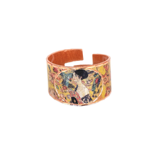 Load image into Gallery viewer, Copper Art Ring - Gustav Klimt Lady With A Fan - UrbanroseNYC