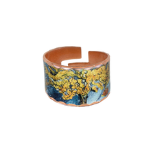 Load image into Gallery viewer, Copper Art Ring - Van Gogh Mulberry Tree