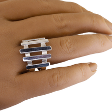 Load image into Gallery viewer, Taxco Sterling Silver Modernist Ring - Style 3 - UrbanroseNYC