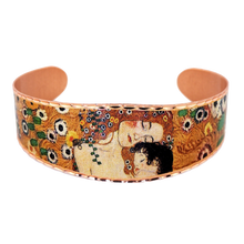 Load image into Gallery viewer, Copper Art Bracelet - Gustav Klimt Mother &amp; Child
