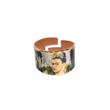 Load image into Gallery viewer, Copper Art Ring - Frida Kahlo Collage