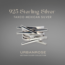 Load image into Gallery viewer, Taxco Sterling Silver Modernist Ring - Style 7 - UrbanroseNYC