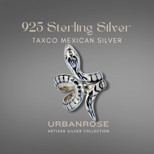 Load image into Gallery viewer, Taxco Sterling Silver Snake Ring - UrbanroseNYC