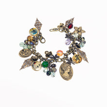Load image into Gallery viewer, Vintage Style Charm Bracelet - Cameos & Lockets - Vintage Style Charm Bracelet - Cameos & Lockets - UrbanroseNYC