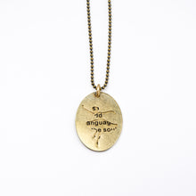Load image into Gallery viewer, Cutout Quotation Pendant - Ballerina - Cutout Quotation Pendant - Ballerina - UrbanroseNYC