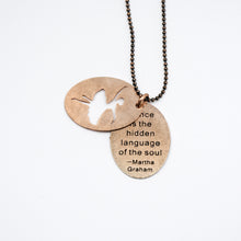 Load image into Gallery viewer, Cutout Quotation Pendant - Ballerina - Cutout Quotation Pendant - Ballerina - UrbanroseNYC