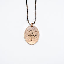 Load image into Gallery viewer, Cutout Quotation Pendant - Ballerina - Cutout Quotation Pendant - Ballerina - UrbanroseNYC