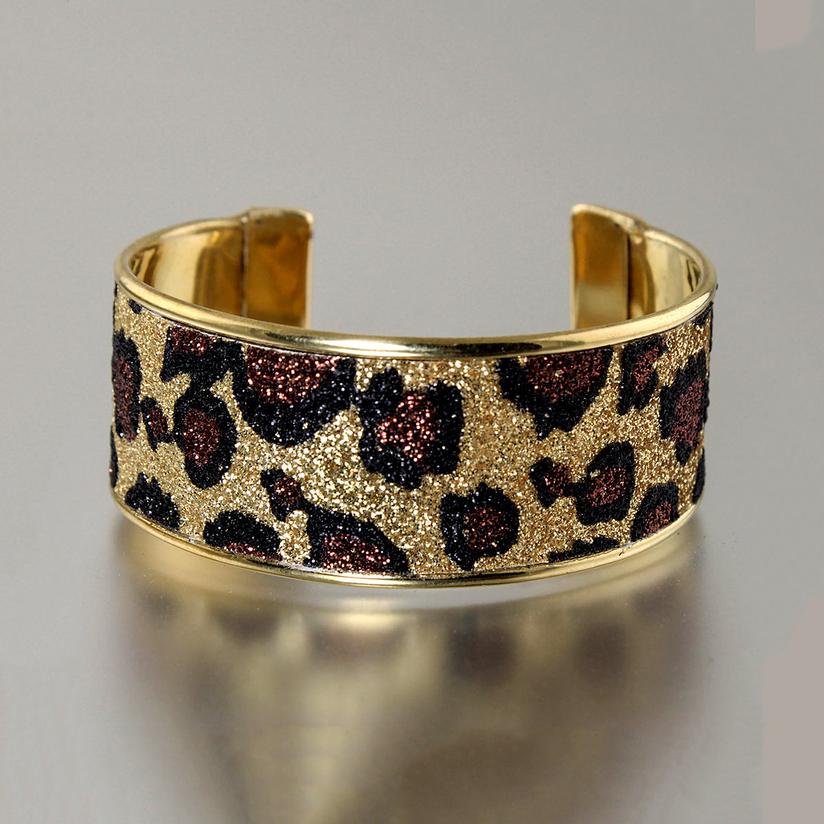 Candy Bracelets Tan Leopard