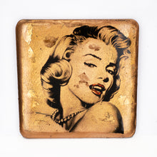 Load image into Gallery viewer, Gilded Coaster - Marilyn Monroe UrbanroseNYC