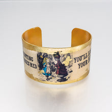 Load image into Gallery viewer, Gilded Cuff Bracelet - You'll Lose Your Head UrbanroseNYC