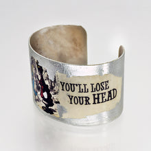Load image into Gallery viewer, Gilded Cuff Bracelet - You'll Lose Your Head UrbanroseNYC