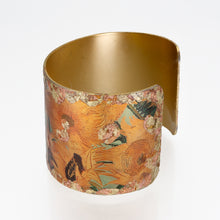 Load image into Gallery viewer, Gilded Cuff Bracelet - Van Gogh Sunflowers UrbanroseNYC
