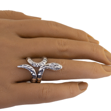 Load image into Gallery viewer, Taxco Sterling Silver Snake Ring - UrbanroseNYC