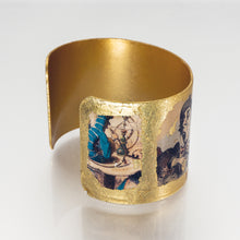 Load image into Gallery viewer, Gilded Cuff Bracelet - Alice in Wonderland UrbanroseNYC
