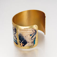 Load image into Gallery viewer, Gilded Cuff Bracelet - Alice in Wonderland UrbanroseNYC