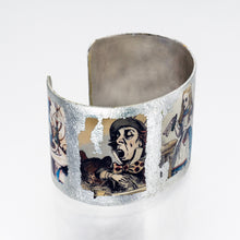 Load image into Gallery viewer, Gilded Cuff Bracelet - Alice in Wonderland UrbanroseNYC