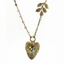 Load image into Gallery viewer, Vintage Style Leaf Pendant - Cottonwood Leaf Style I - Vintage Style Leaf Pendant - Cottonwood Leaf Style I - UrbanroseNYC