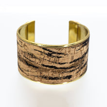 Load image into Gallery viewer, Portuguese Cork Channel Cuff - Tiger Print - Portuguese Cork Channel Cuff - Tiger Print - UrbanroseNYC
