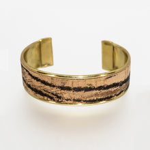 Load image into Gallery viewer, Portuguese Cork Channel Cuff - Tiger Print - Portuguese Cork Channel Cuff - Tiger Print - UrbanroseNYC