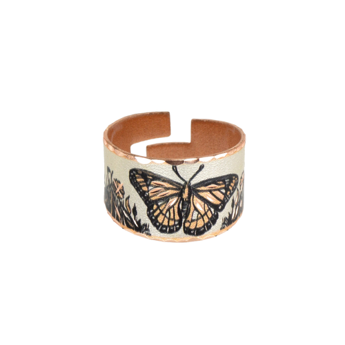 Copper Art Ring - Butterfly - UrbanroseNYC