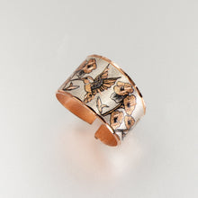 Load image into Gallery viewer, Copper Art Ring - Hummingbird UrbanroseNYC