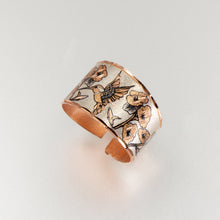 Load image into Gallery viewer, Copper Art Ring - Hummingbird UrbanroseNYC
