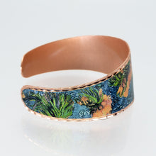 Load image into Gallery viewer, Copper Bracelet - Van Gogh Crown Imperial Fritillaries in a Copper Vase - UrbanroseNYC