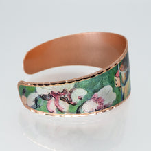 Load image into Gallery viewer, Copper Art Cuff - Van Gogh Blossoming Almond Branch - UrbanroseNYC