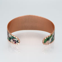 Load image into Gallery viewer, Copper Art Cuff - Van Gogh Blossoming Almond Branch - UrbanroseNYC
