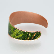 Load image into Gallery viewer, Copper Art Bracelet - Van Gogh Kingfisher - UrbanroseNYC