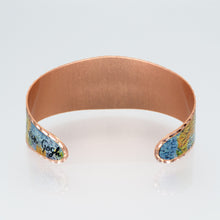 Load image into Gallery viewer, Copper Art Cuff - Van Gogh Vase with Lilacs, Daisies & Anemones - UrbanroseNYC