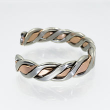 Load image into Gallery viewer, Men's & Women's Heavy Twisted Wire Copper-Nickel Bracelet - UrbanroseNYC