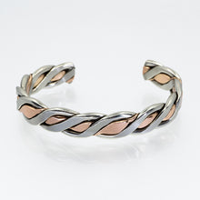 Load image into Gallery viewer, Men's & Women's Heavy Twisted Wire Copper-Nickel Bracelet - UrbanroseNYC